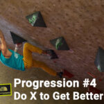 man bouldering in vertical endeavors minnesota